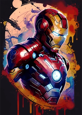 Ironman akvarell