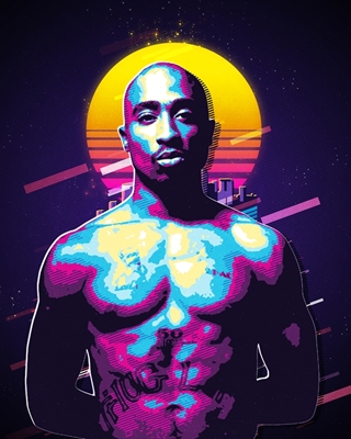 Tupac Shakur Pop Art