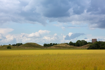 The kings mounds, old Uppsala
