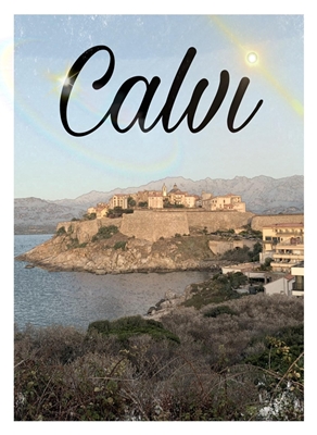 Miasto Calvi Cytadela Korsyka