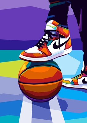 Basketball x Sko Wpap Pop Art