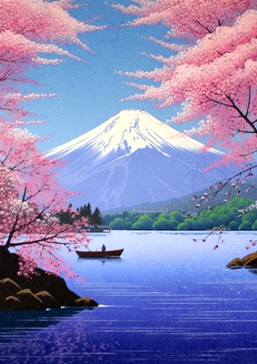 Mount Fuji japanese landscape