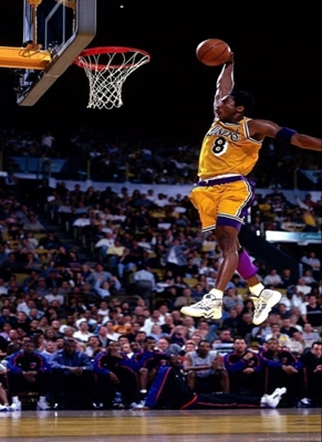 kobe bryant dunk mode on posters & prints by george - Printler