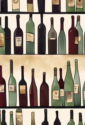 Estantes de vinho
