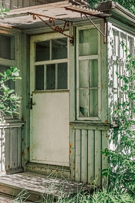Una casa de verano abandonada