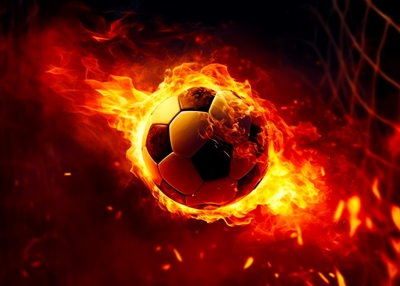 Bola de fuego de fútbol