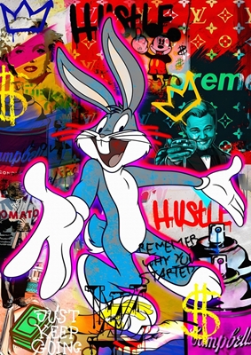 Pop Art Bugs Bunny Rabbit Art posters & prints by Theodore Brewer ...