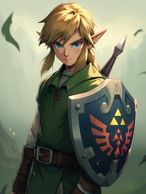 Link - Legend of Zelda posters & prints by Markus Utas - Printler