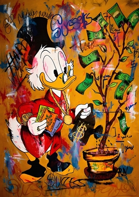 Pop Art Disney Scrooge Duck 