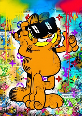 Pop Art Garfield and Friends