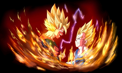 Goku a Vegeta