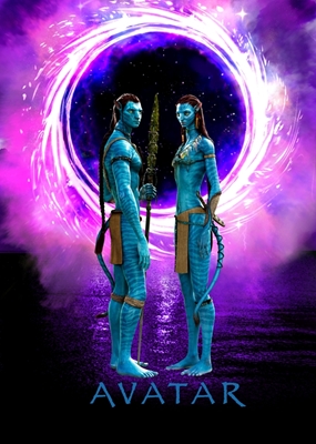 Digitale Kunst des Avatar-Films 
