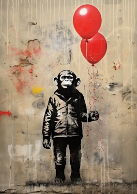 Szympans x Banksy