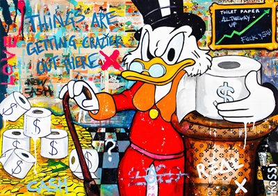 Pato Donald Disney Arte en lienzo 