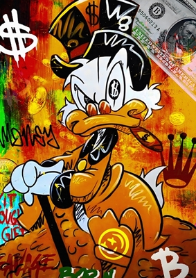 Donald Duck Disney Leinwandkunst