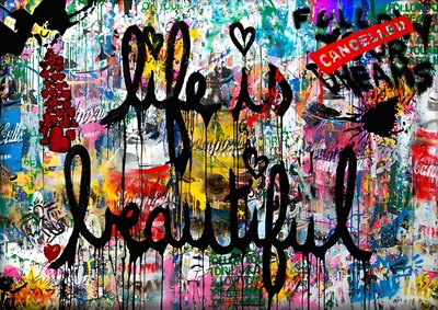 Life Is Beautiful popart
