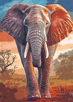 Vintage-Elefant