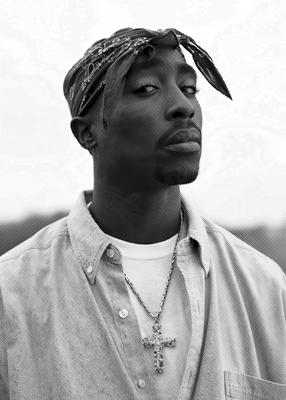 Tupac Shakur Rapper americano