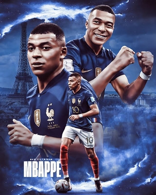 Kylian Mbappe posters & prints by Catur Wibowo - Printler