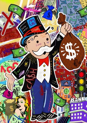 Pop-taide: Mr. Monopoly NYC 