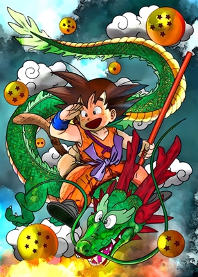 Goku létající drak