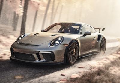 Porsche 911 turbo herfst