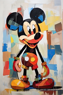 Minimalistische Mickey Mouse