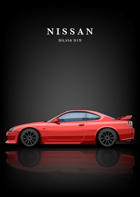 Nissan Silvia S15 Röd