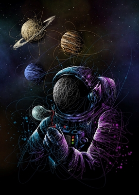 Planète bulle des astronautes