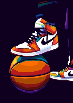 Basketball x Shoe Wpap Pop Art