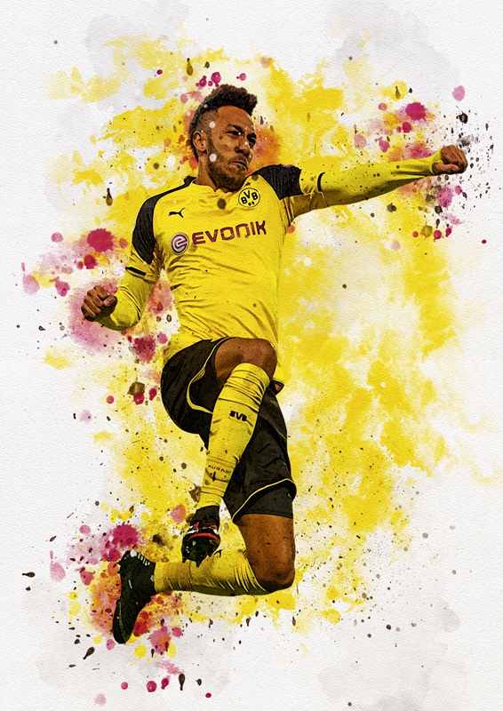 Pierre Emerick Aubameyang Posters Prints By Sasuke 23 Printler