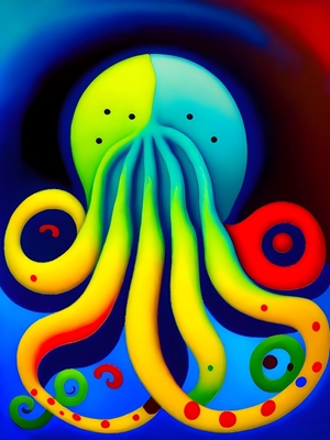 Färgglada tentakler