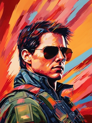 Tom Cruise Pop Art
