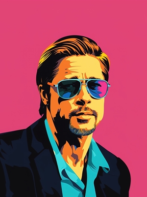 Brad Pitt Pop Art