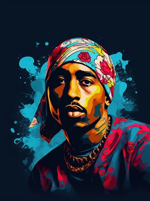 Tupac Shakur (2PAC) Arte Pop