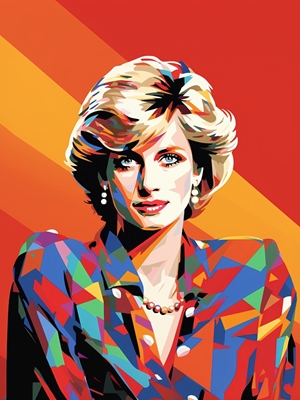 Prinzessin Diana Pop Art