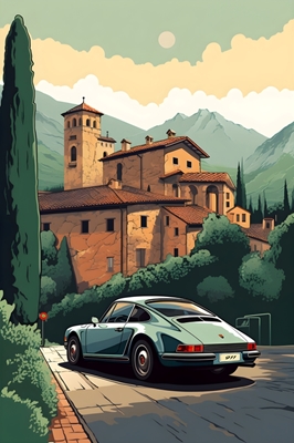 Klassieke Porsche 911 Toscane