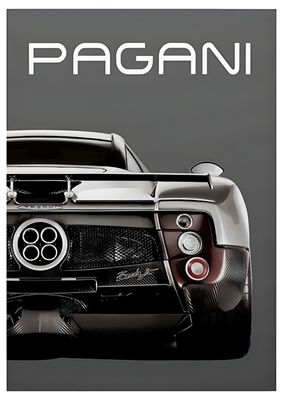 Minimalist Pagani Super Car