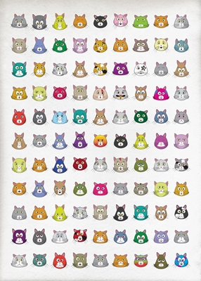 99 cats posters & prints by Dan Leo Lindeberg - Printler