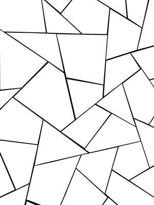 Nero Bianco Geometrico Glam 1
