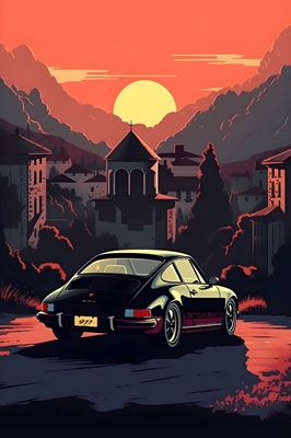 Porsche 911 Itálie Toskánsko