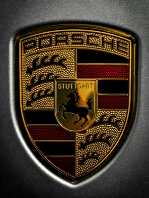Emblema del logotipo de Porsche