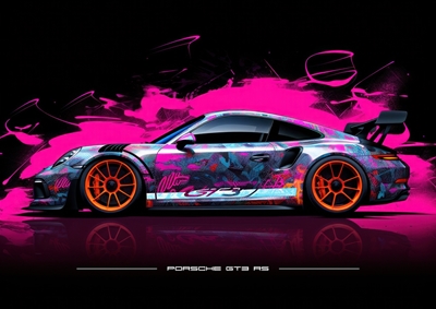 Porsche 911 GT3 RS Gulf affiches et impressions par Remigius Wloczkowski -  Printler