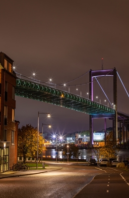 Nat på Älvsborgsbron