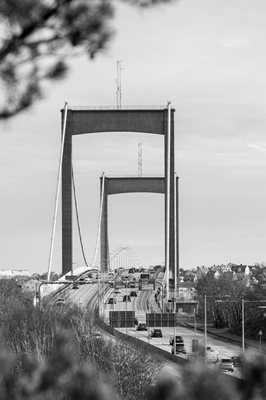 Trafik på Älvsborsbron