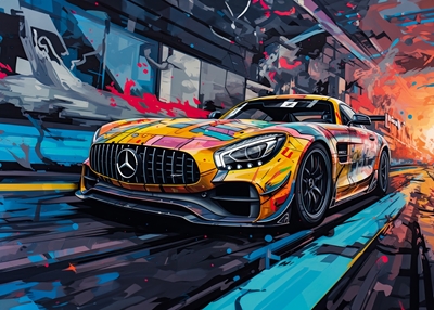 Mercedes AMG GT Color Race