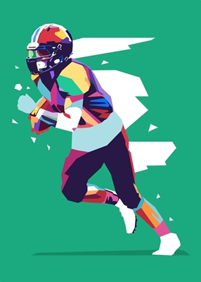 American Football Pop Art Posters & Prints By Pop Art Brain - Printler