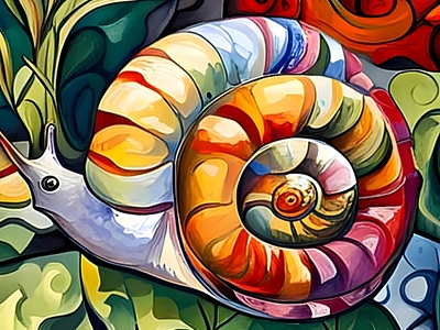 A Garden Snail