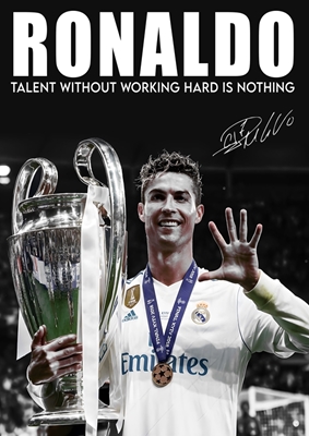 Cristiano Ronaldo Real Madrid posters & prints by Sasuke 23 - Printler