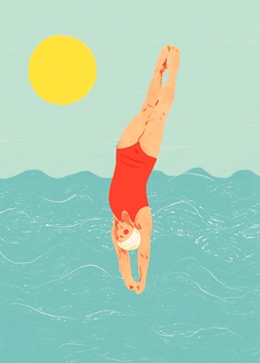 Swimmer posters & prints by Gigi Rosado - Printler